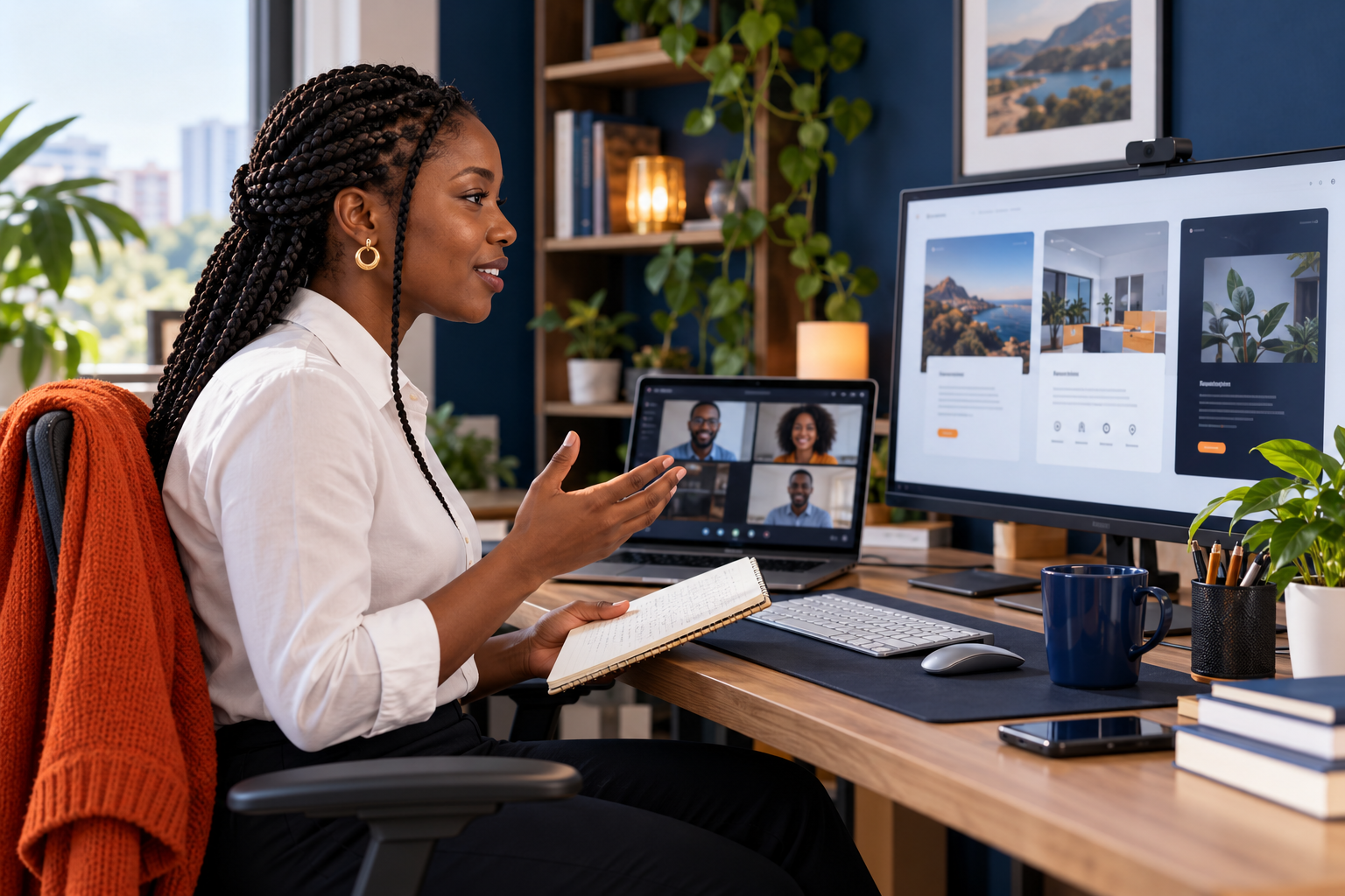Présentation de portfolio